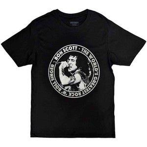 Een foto van een Bon Scott T-Shirt