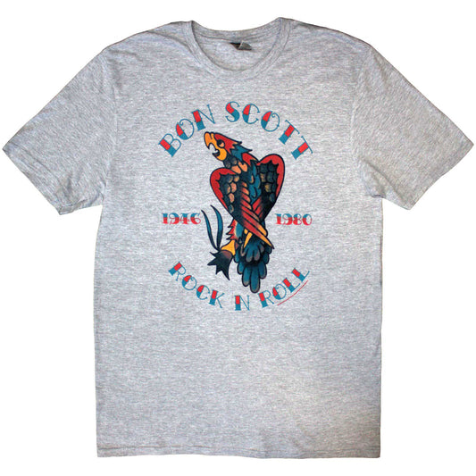 Een foto van een Bon Scott T-Shirt