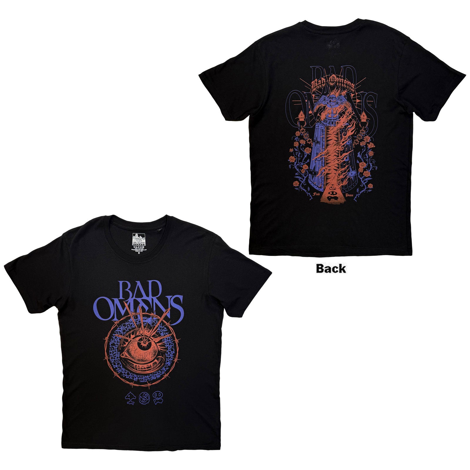 Een foto van een Bad Omens T-Shirt
