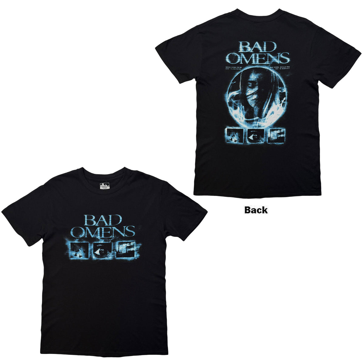 Een foto van een Bad Omens T-Shirt
