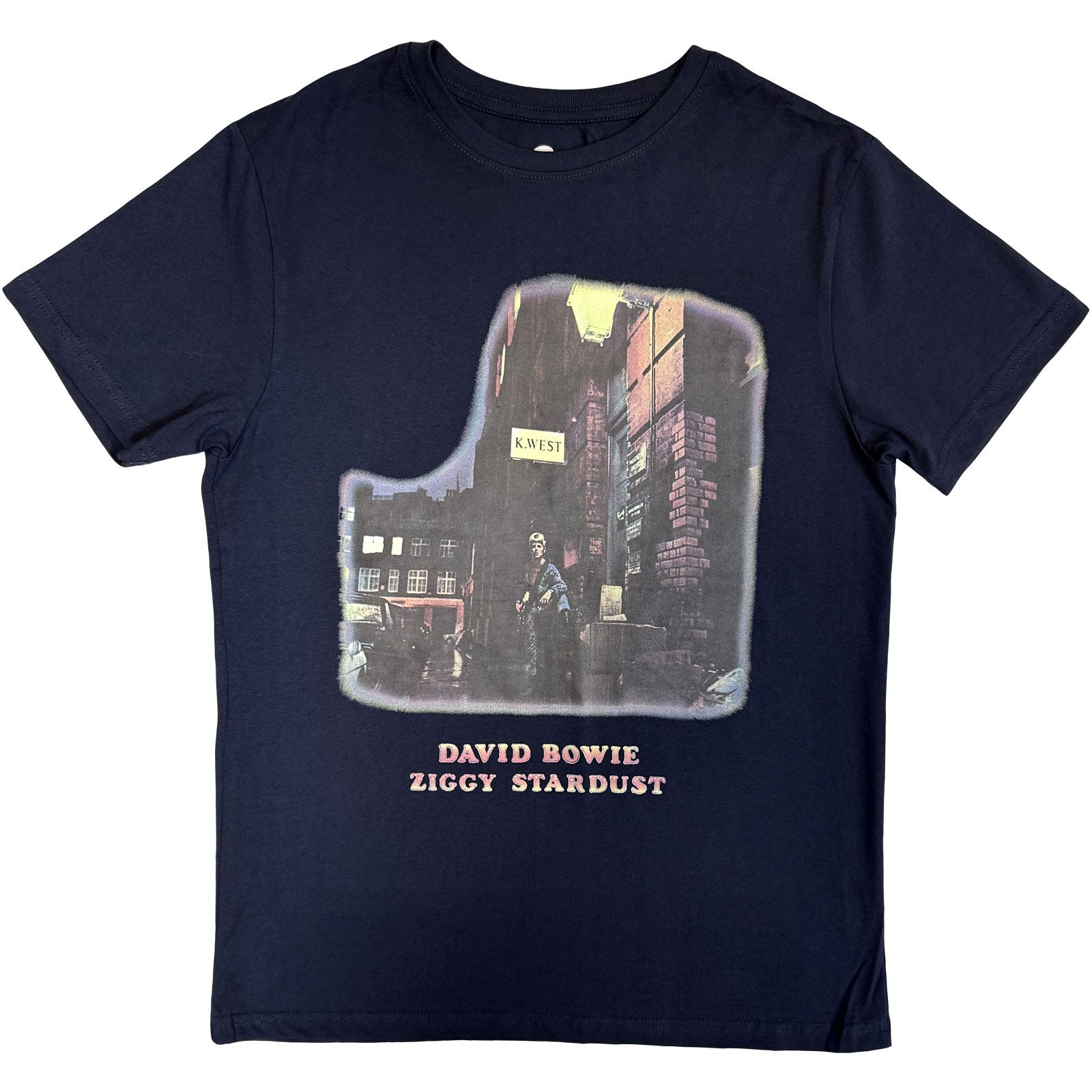 Een foto van een David Bowie T-Shirt