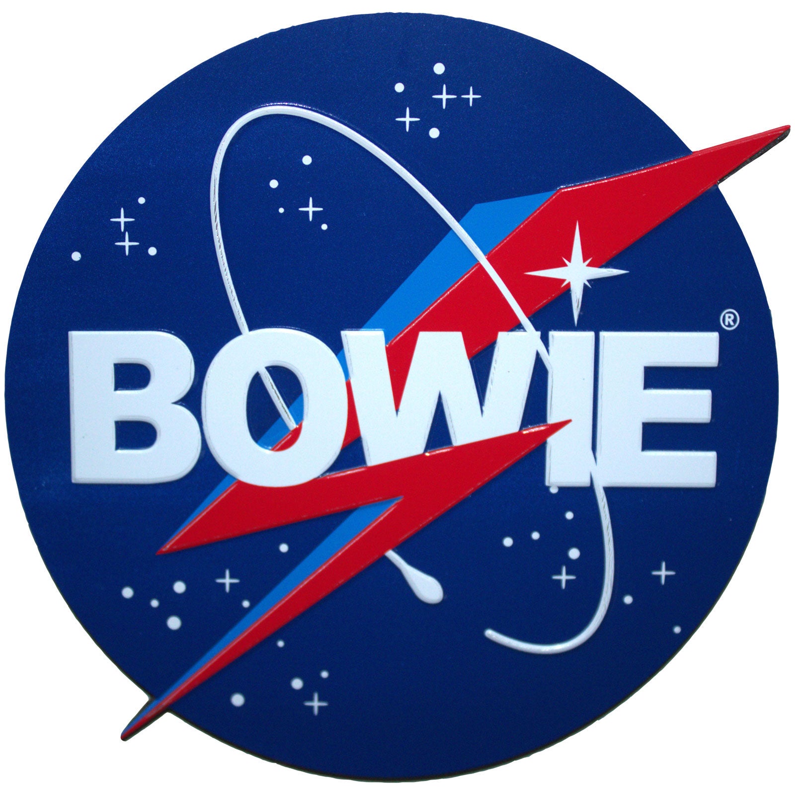 Een foto van een David Bowie Magneet