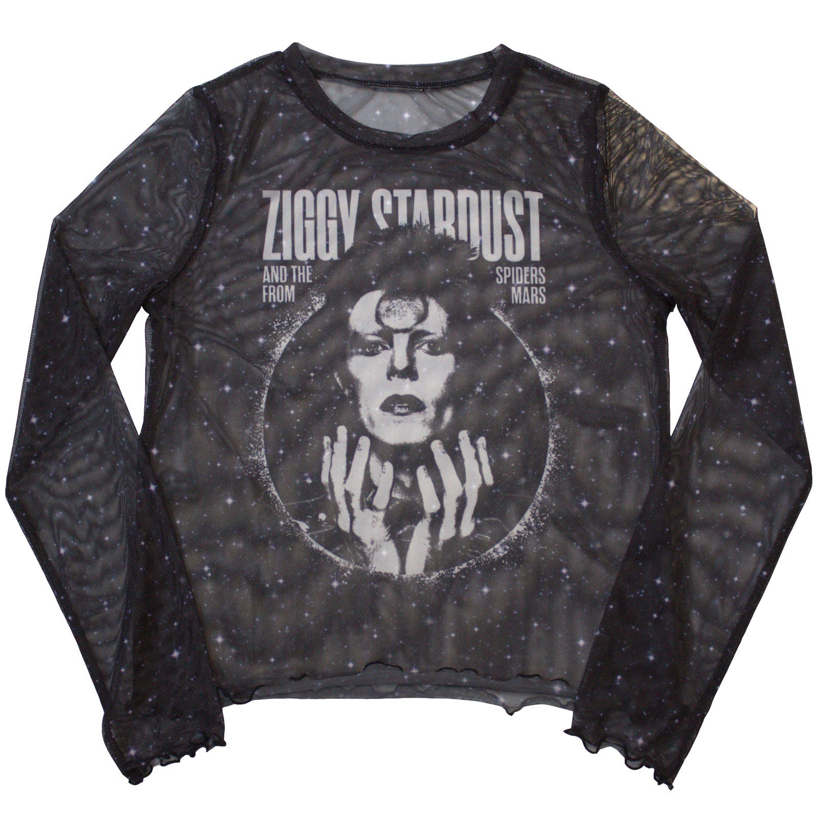 Een foto van een David Bowie T-Shirt