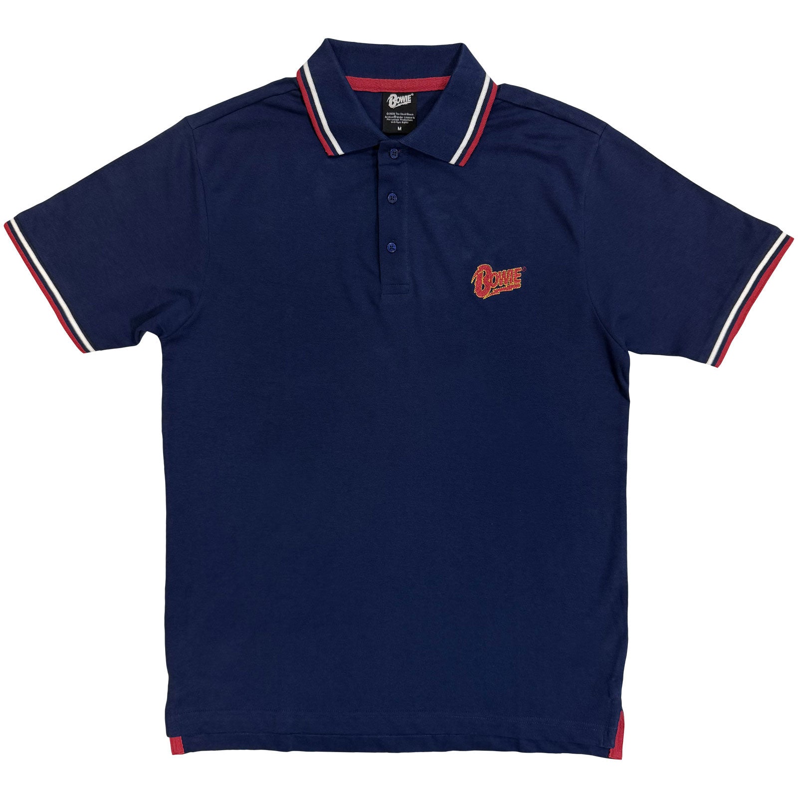 Een foto van een David Bowie Polo Shirt