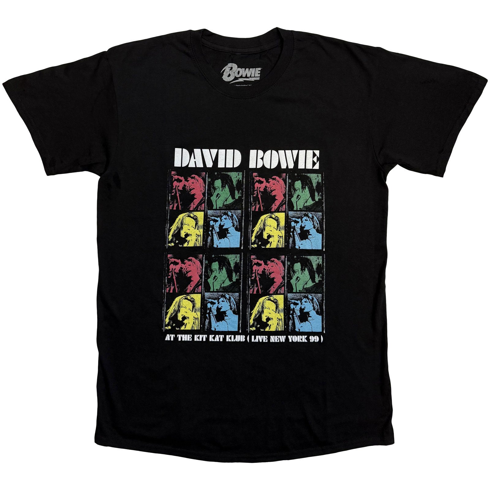 Een foto van een David Bowie T-Shirt