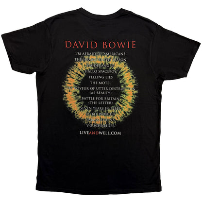 Een foto van een David Bowie T-Shirt