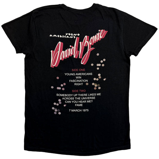 Een foto van een David Bowie T-Shirt
