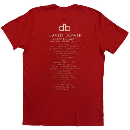 Een foto van een David Bowie T-Shirt