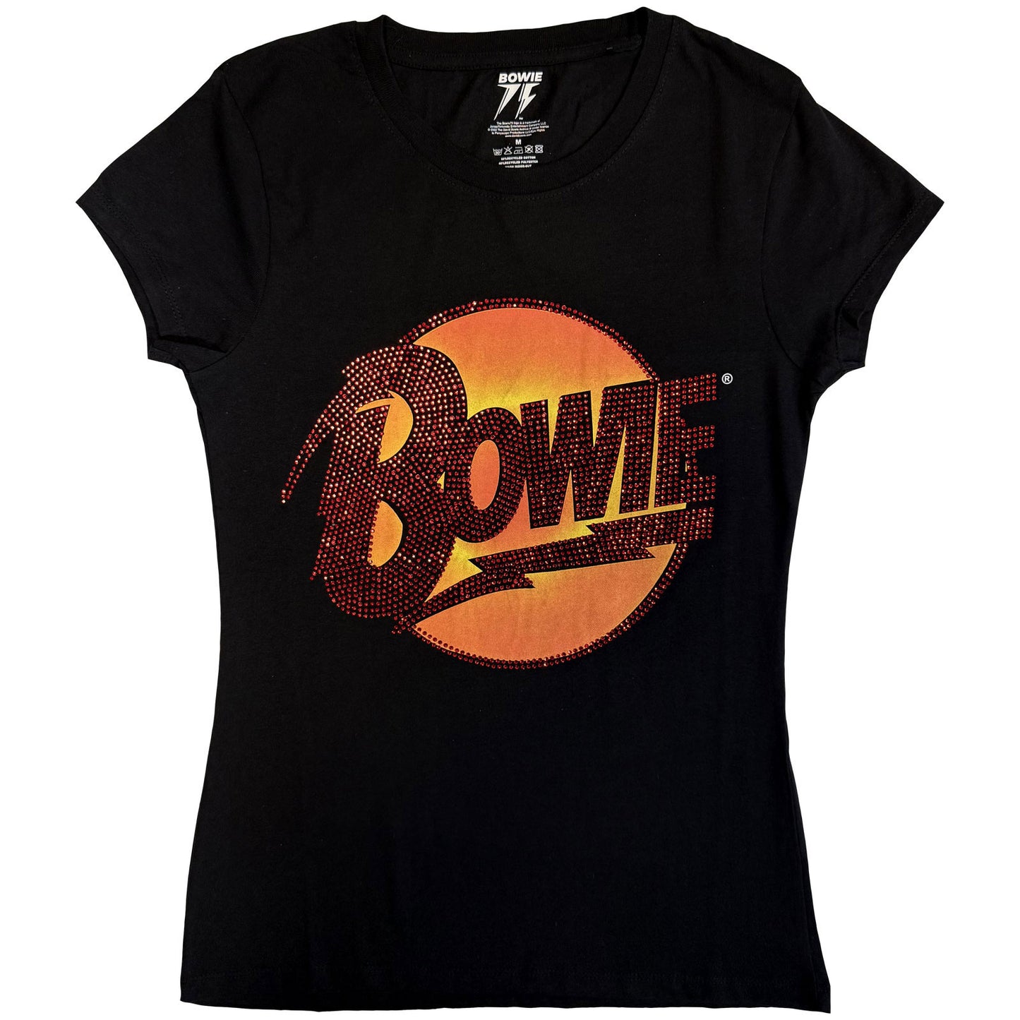 Een foto van een David Bowie T-Shirt