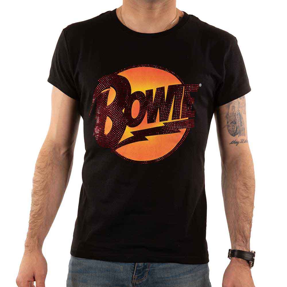 Een foto van een David Bowie T-Shirt