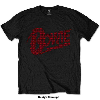Een foto van een David Bowie T-Shirt