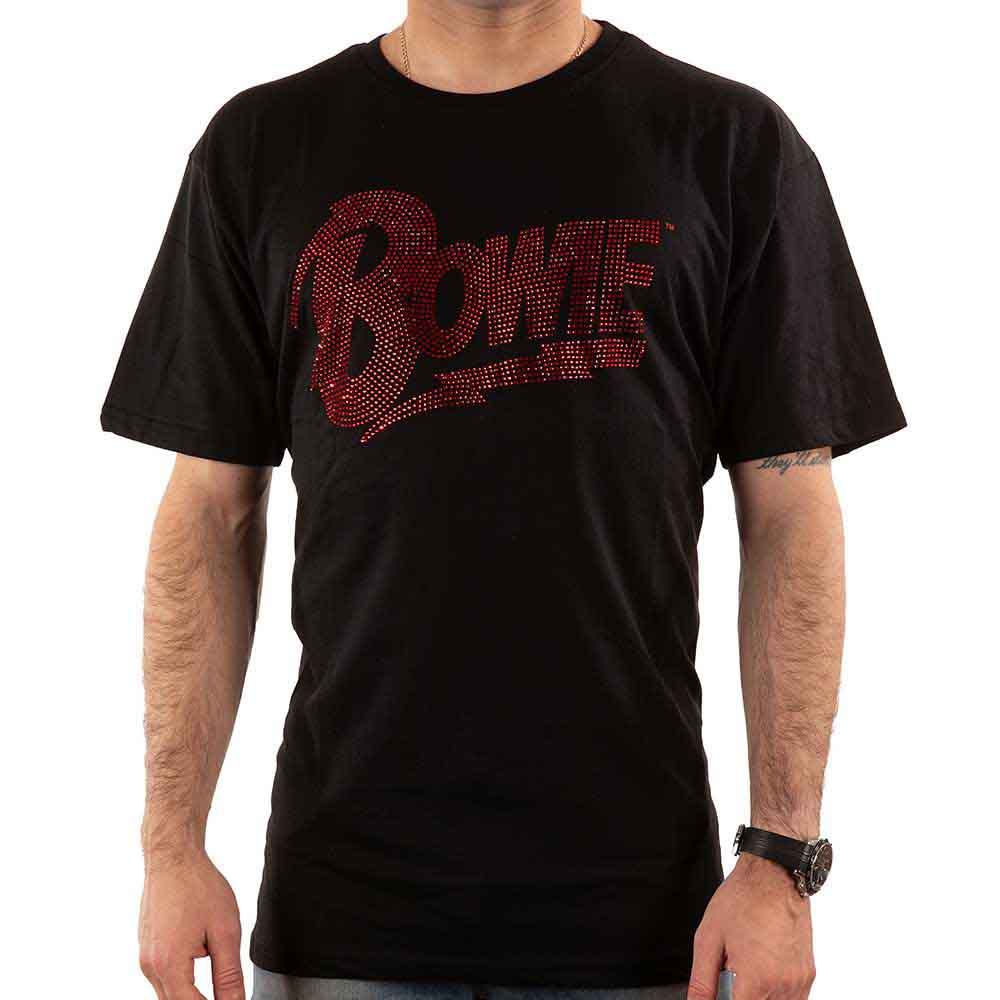 Een foto van een David Bowie T-Shirt