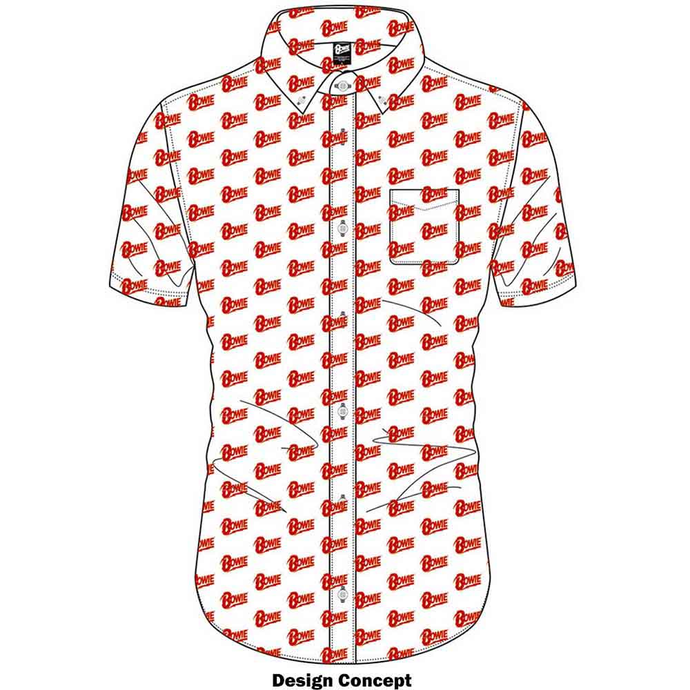 Een foto van een David Bowie Casual Shirt