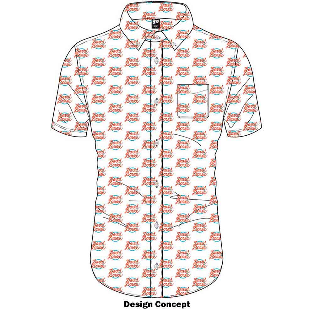 Een foto van een David Bowie Casual Shirt
