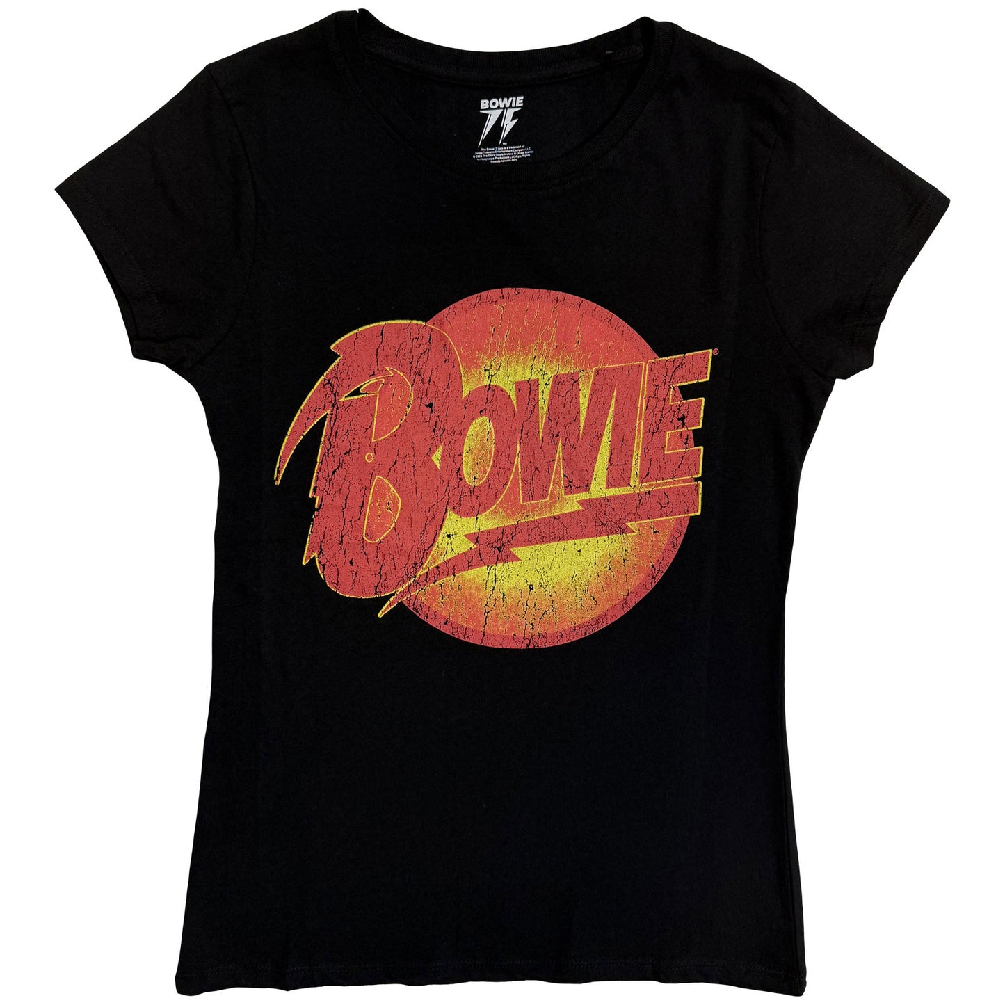 Een foto van een David Bowie T-Shirt