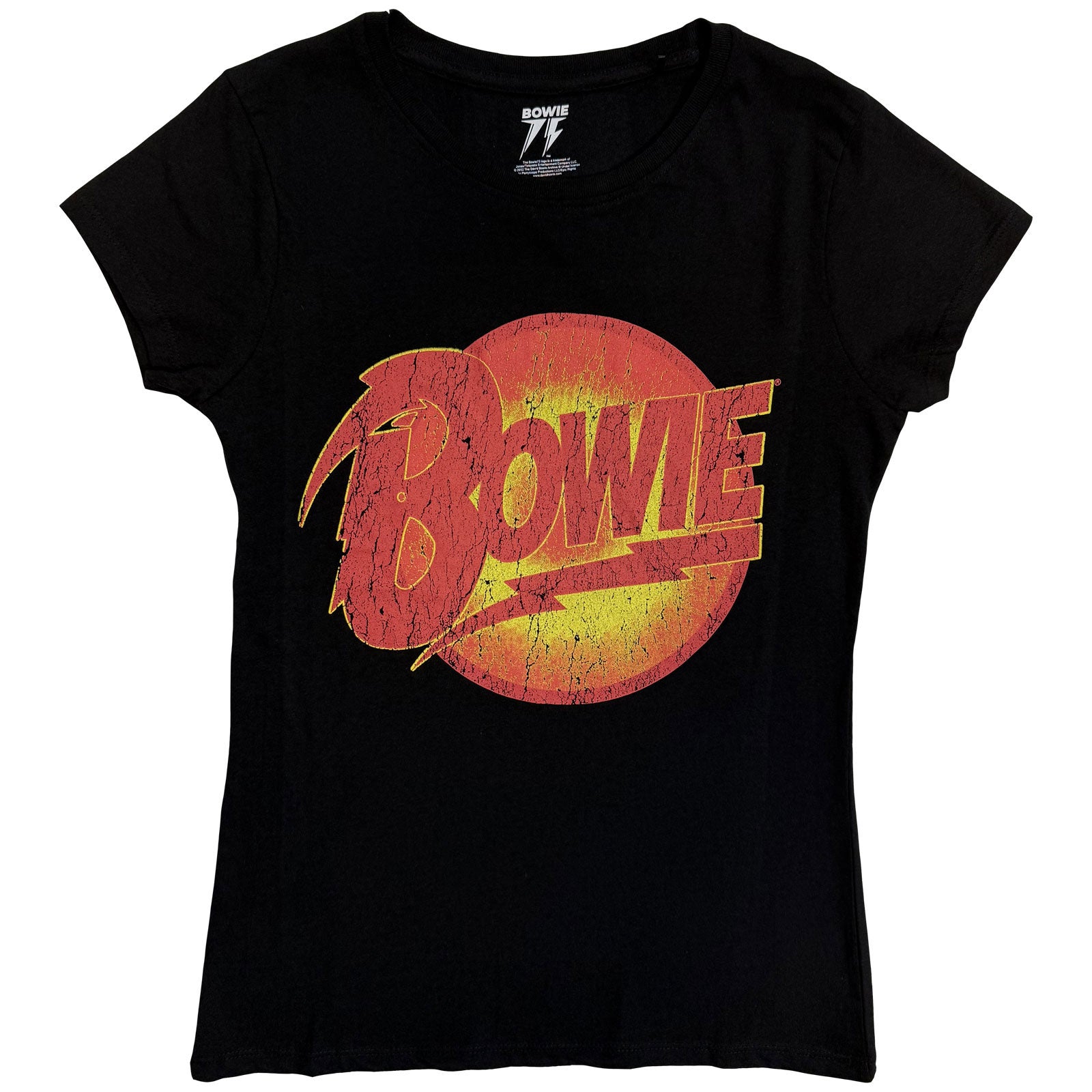 Een foto van een David Bowie T-Shirt