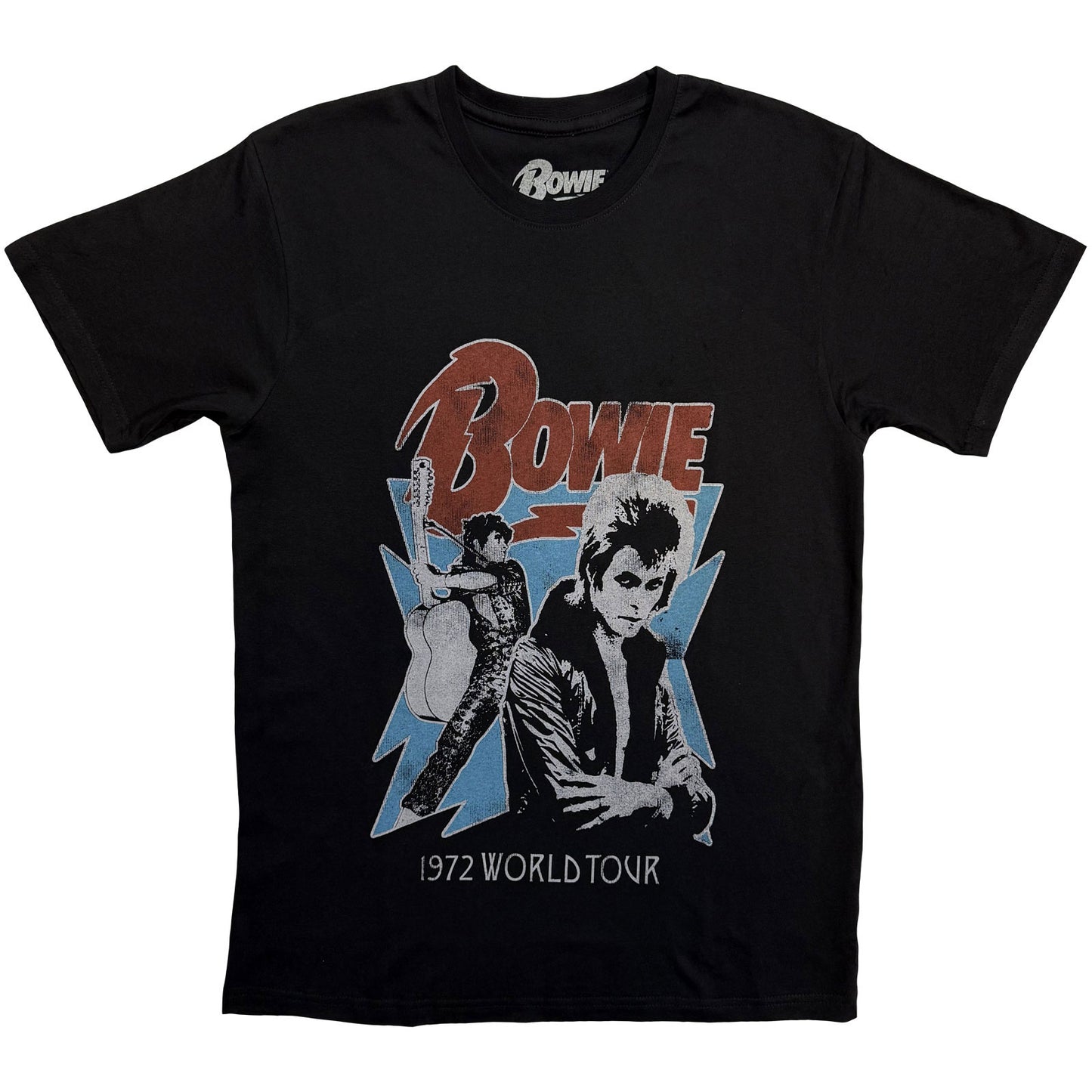 Een foto van een David Bowie T-Shirt