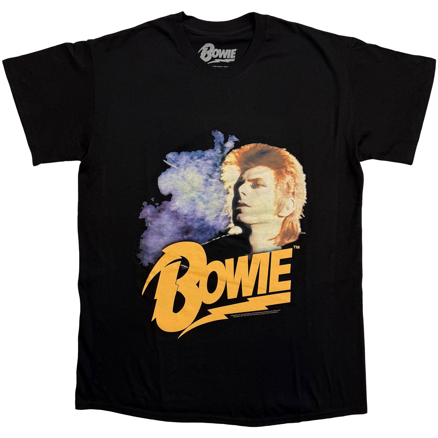 Een foto van een David Bowie T-Shirt