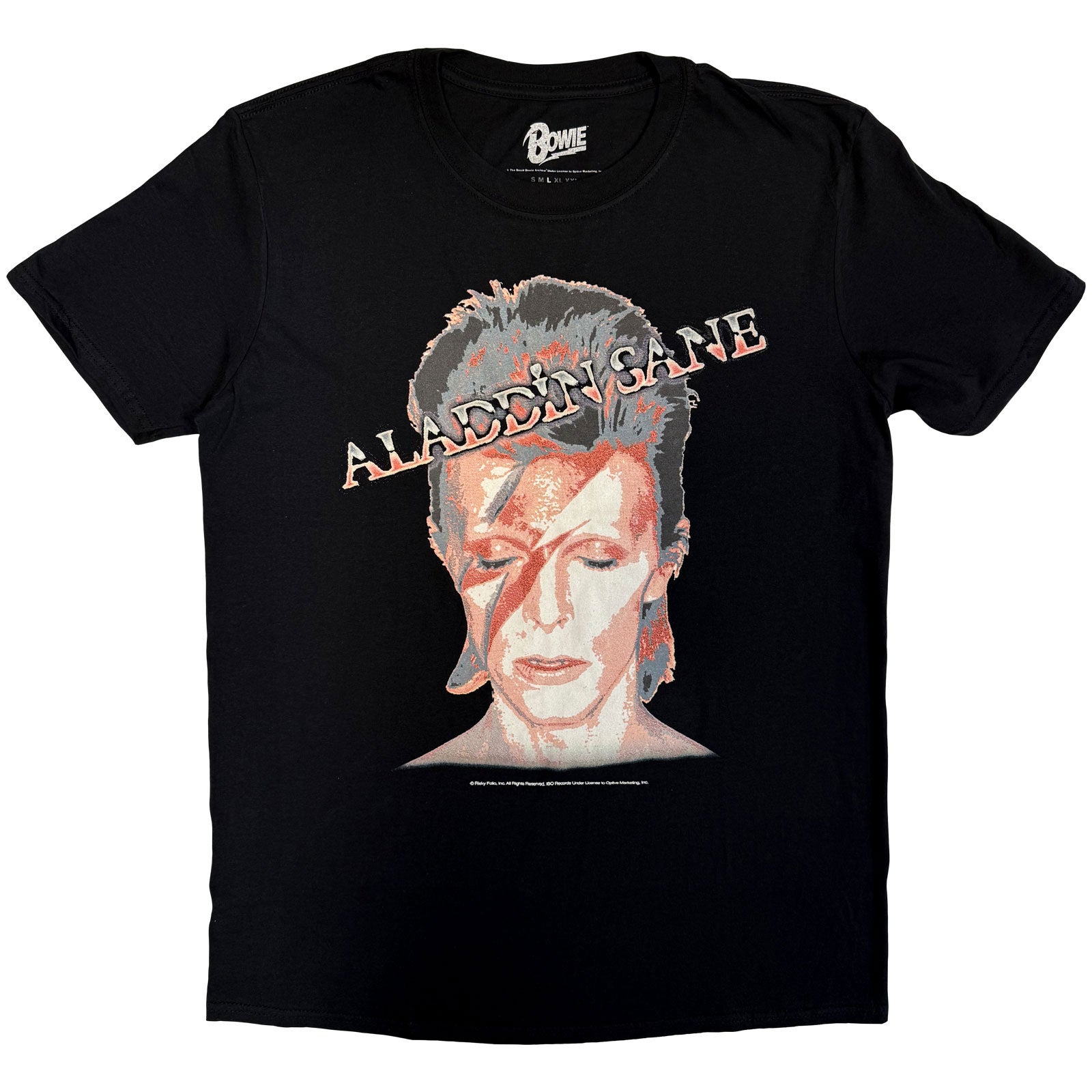 Een foto van een David Bowie T-Shirt