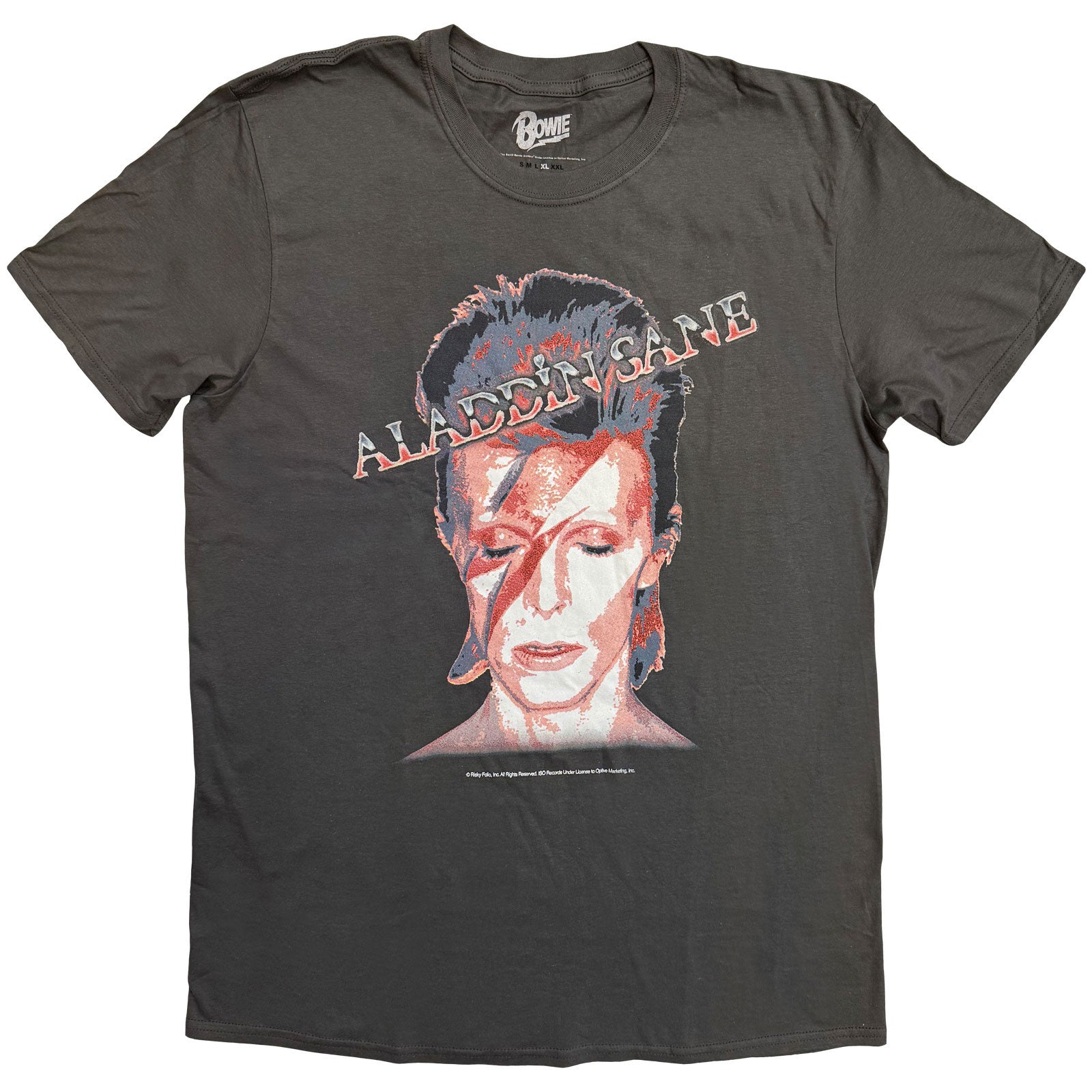 Een foto van een David Bowie T-Shirt