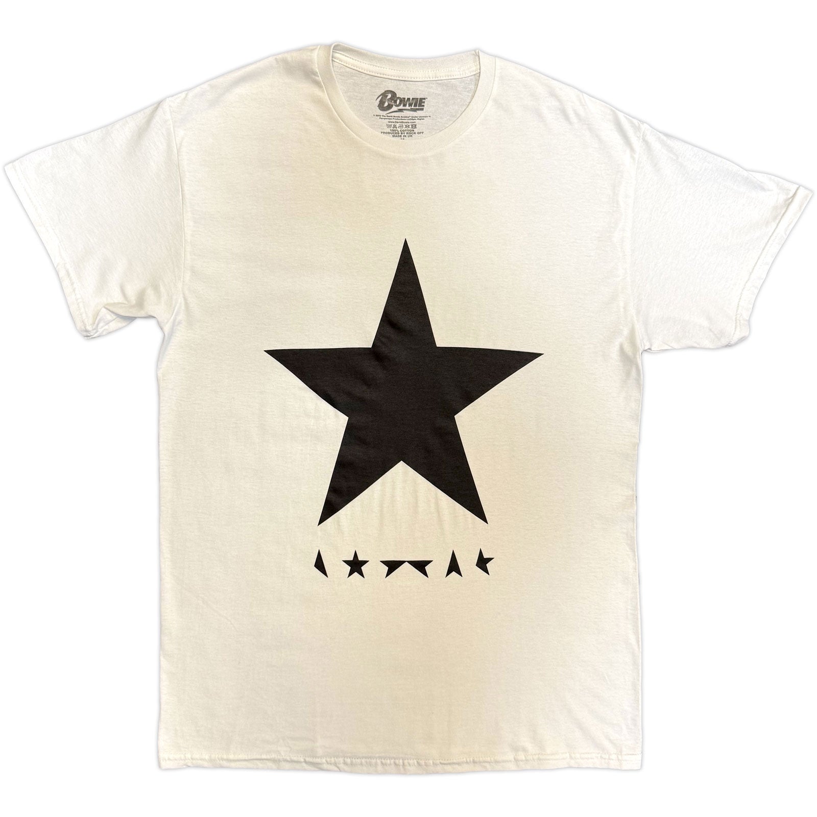 Een foto van een David Bowie T-Shirt