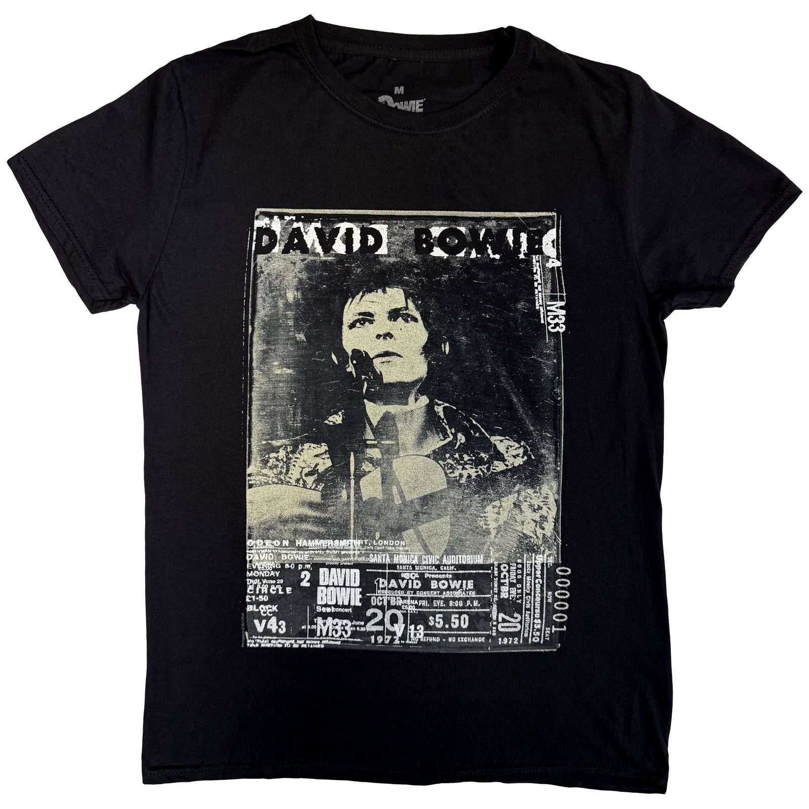Een foto van een David Bowie T-Shirt