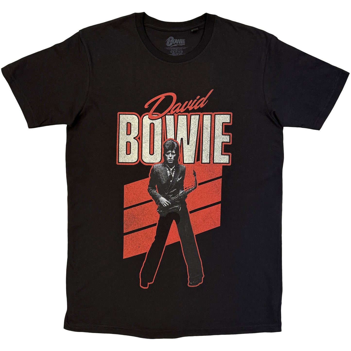 Een foto van een David Bowie T-Shirt