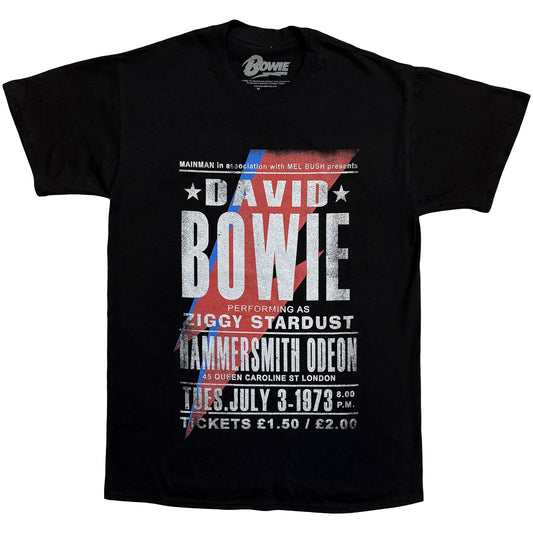 Een foto van een David Bowie T-Shirt
