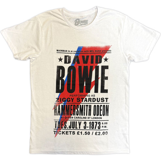 Een foto van een David Bowie T-Shirt