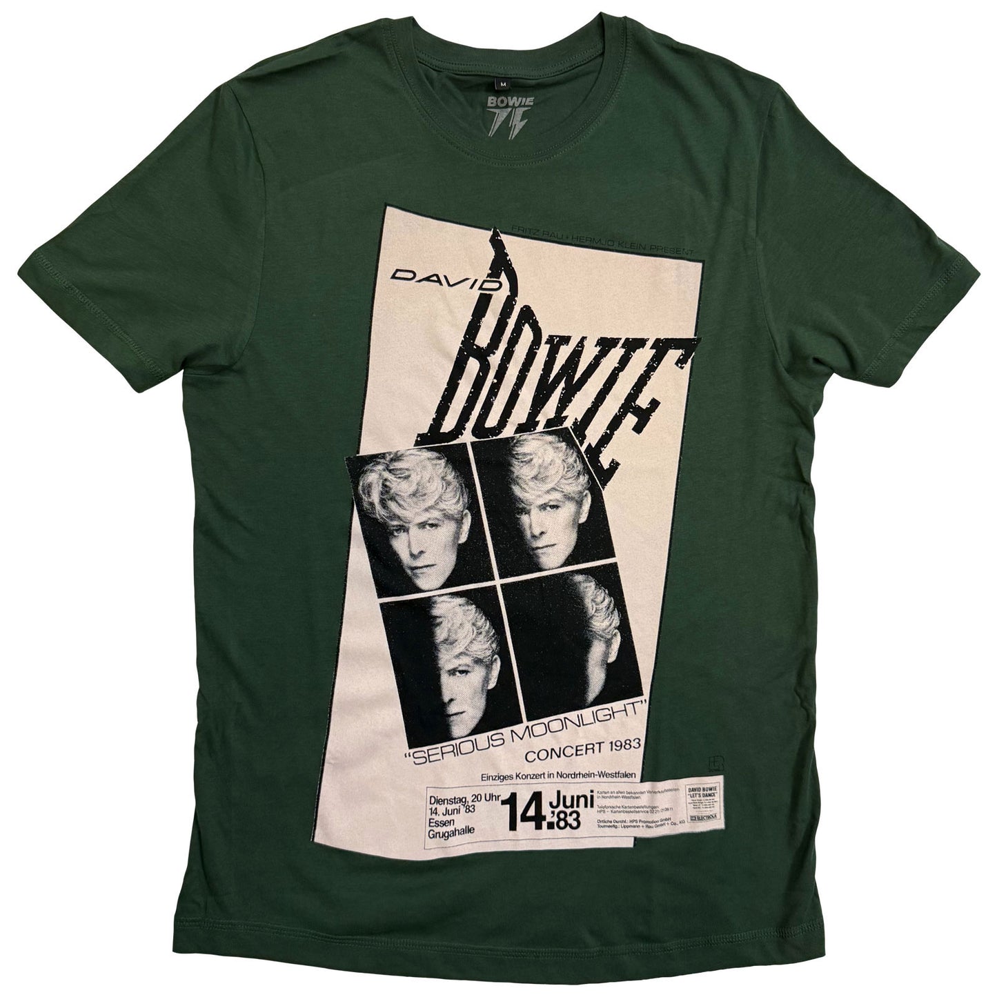 Een foto van een David Bowie T-Shirt