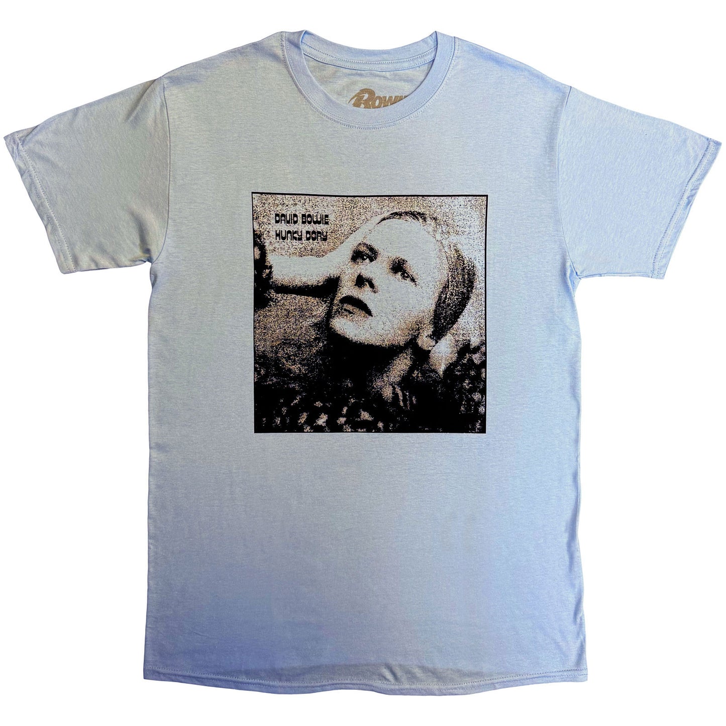 Een foto van een David Bowie T-Shirt