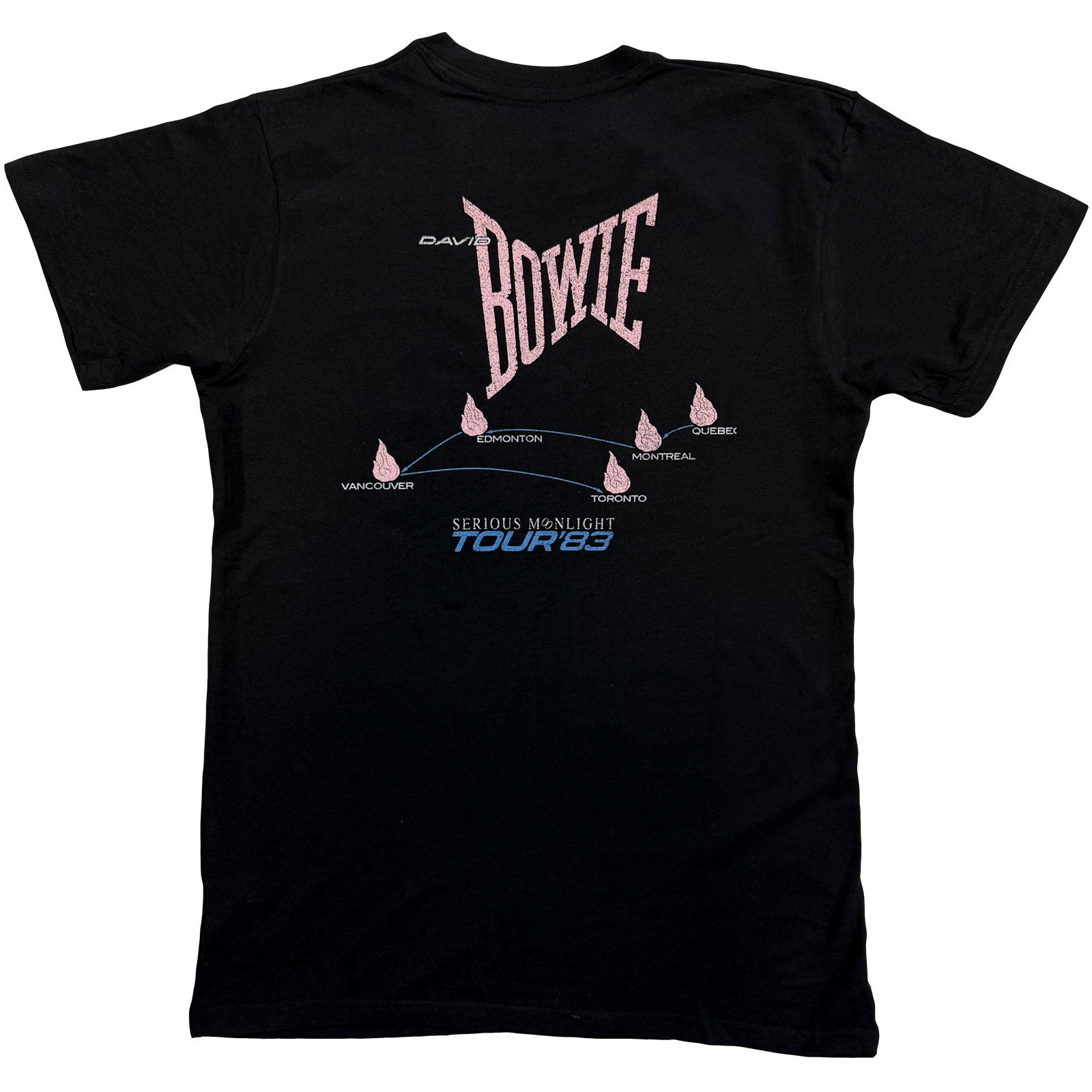 Een foto van een David Bowie T-Shirt