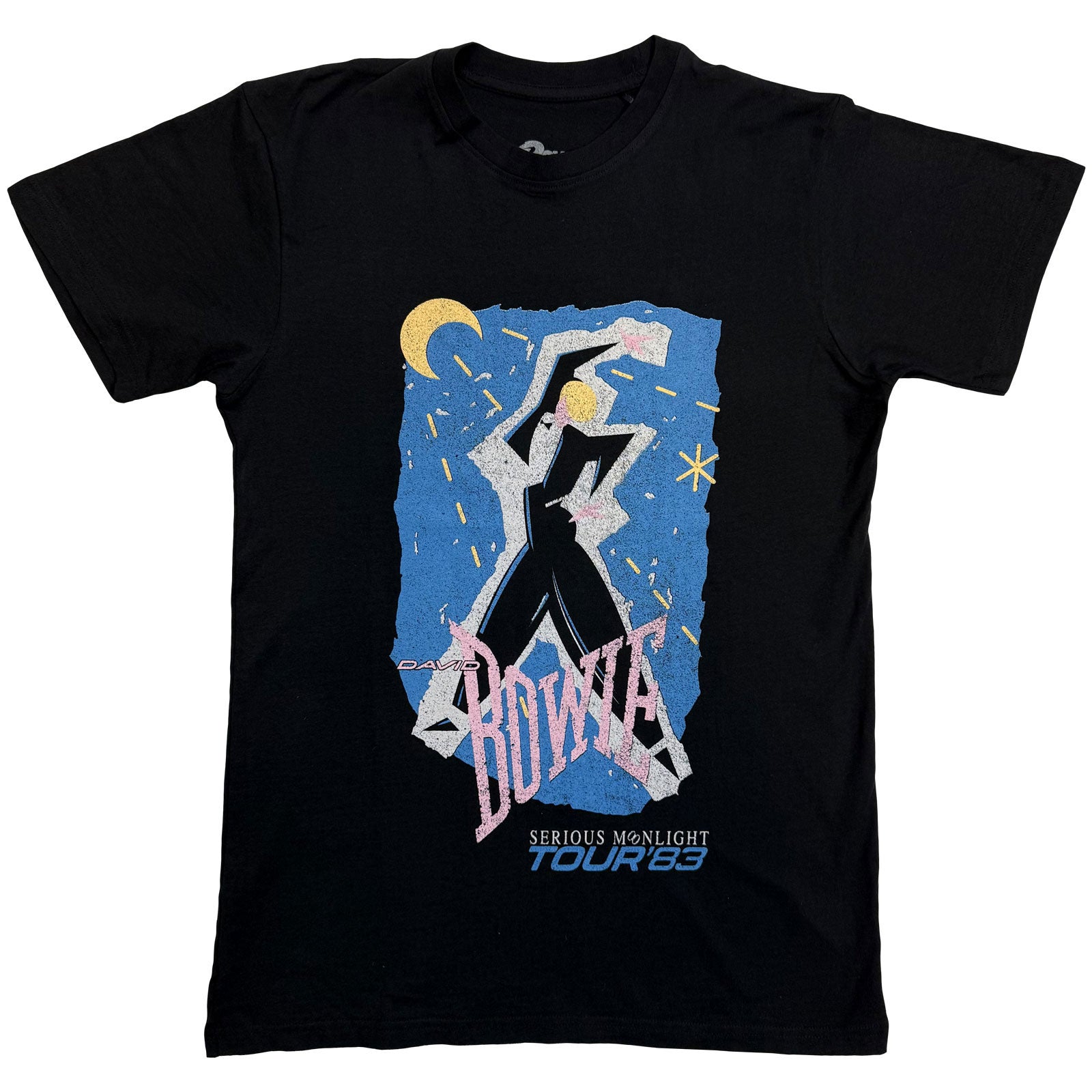 Een foto van een David Bowie T-Shirt