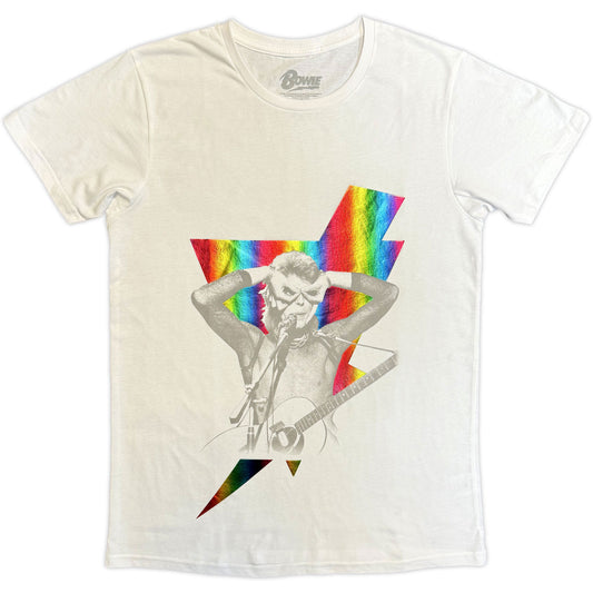Een foto van een David Bowie T-Shirt