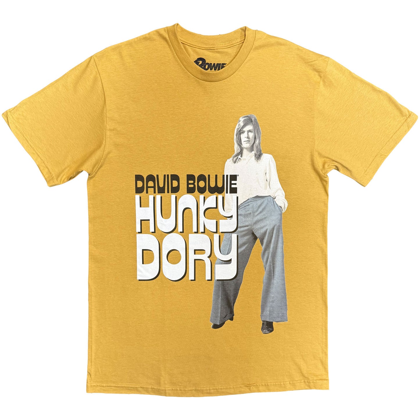 Een foto van een David Bowie T-Shirt