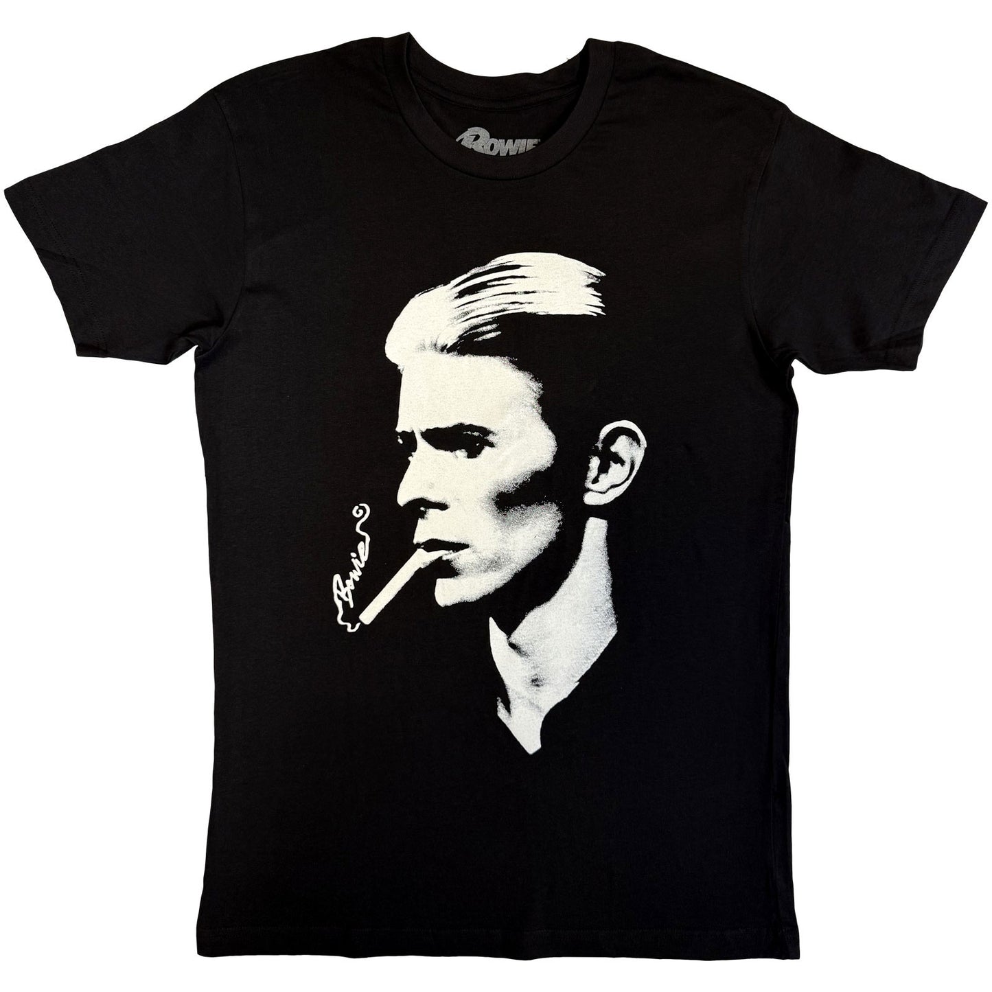 Een foto van een David Bowie T-Shirt