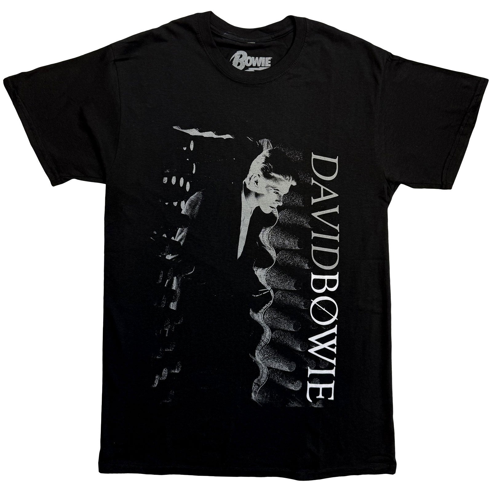Een foto van een David Bowie T-Shirt