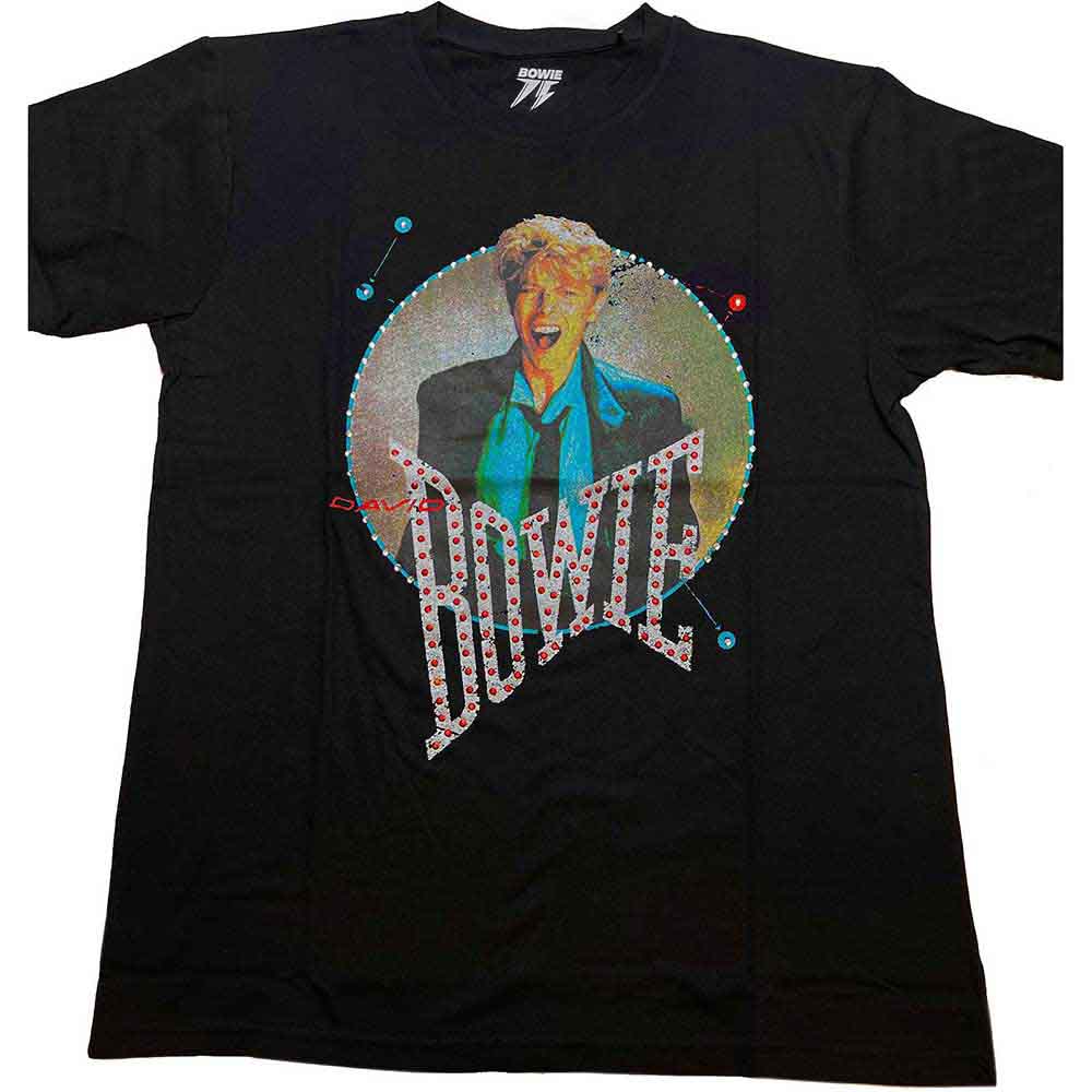 Een foto van een David Bowie T-Shirt