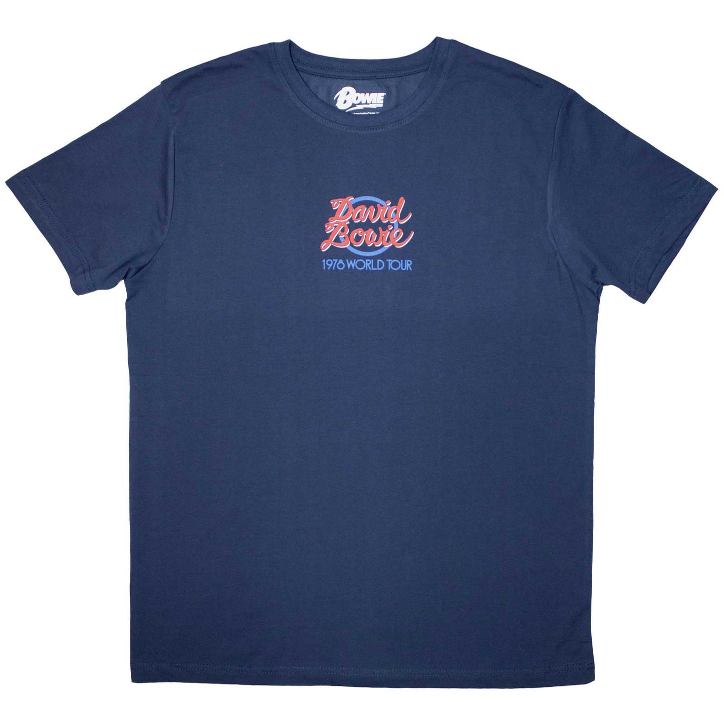 Een foto van een David Bowie T-Shirt