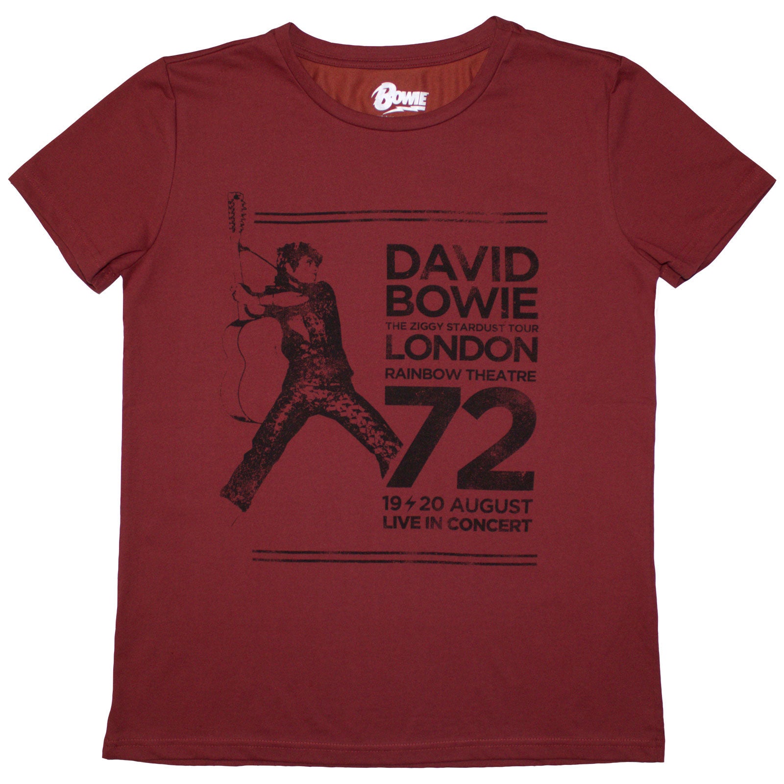Een foto van een David Bowie T-Shirt