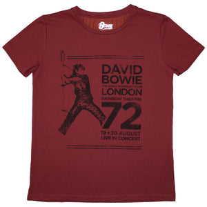 Een foto van een David Bowie T-Shirt