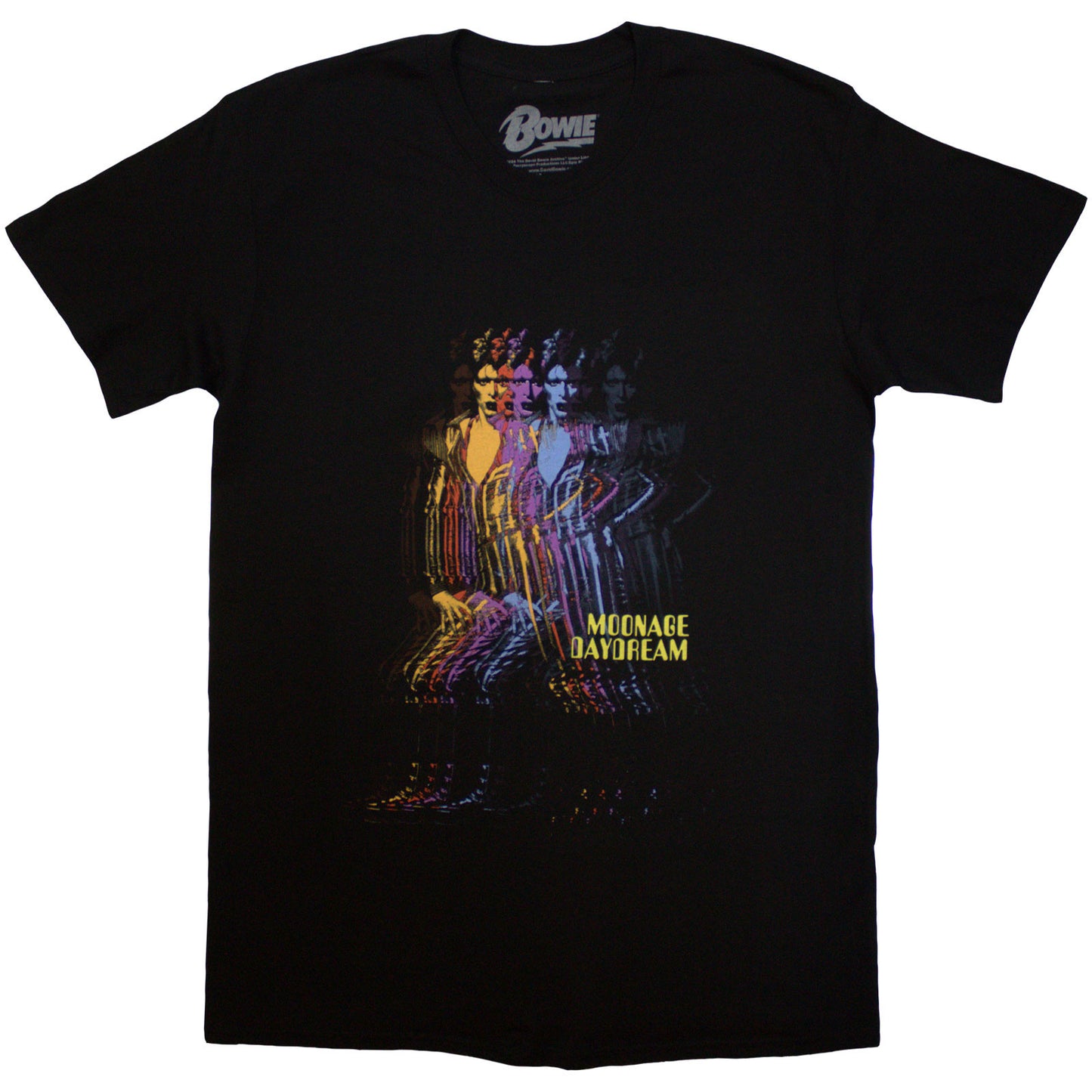 Een foto van een David Bowie T-Shirt