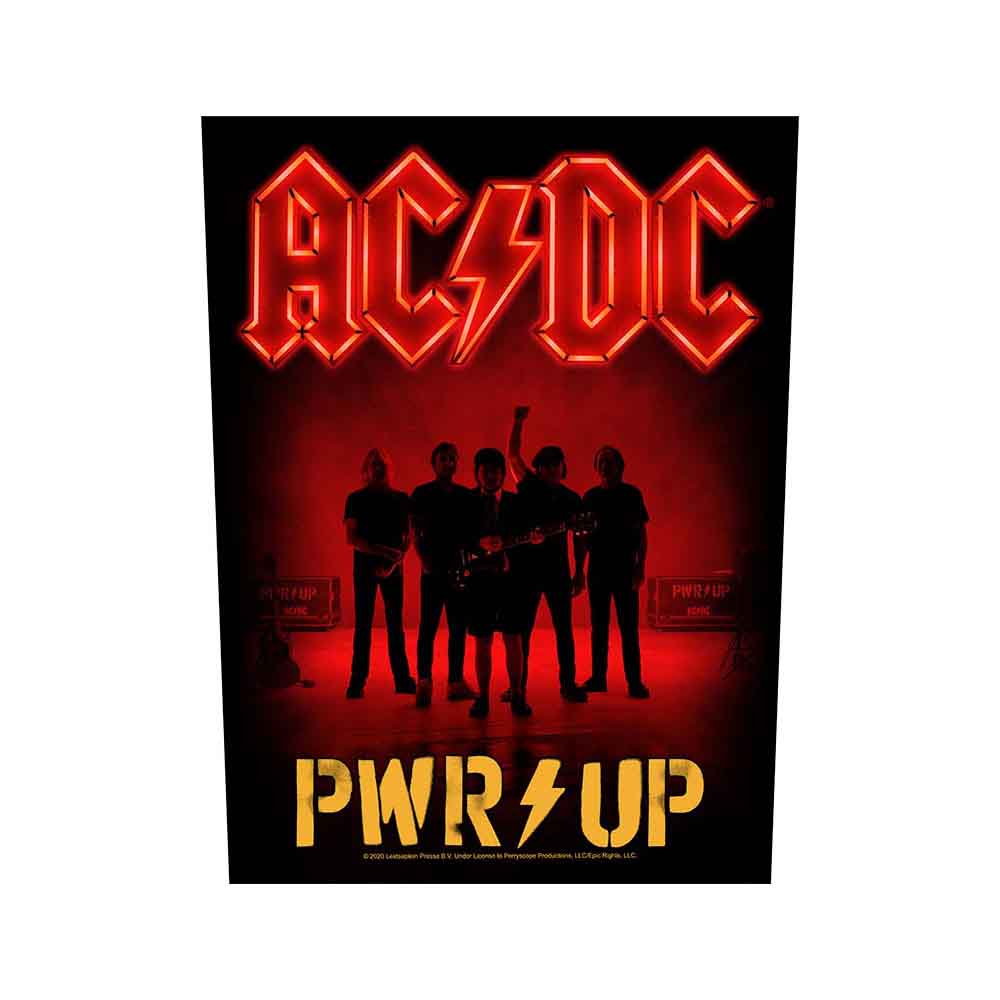 Een foto van een AC/DC Achter Patch