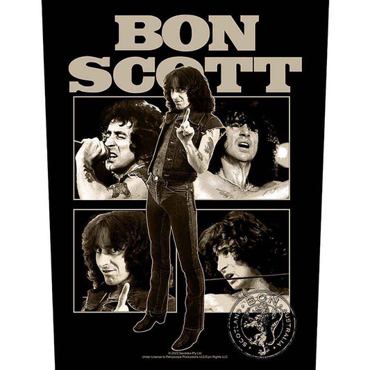 Een foto van een Bon Scott Achter Patch