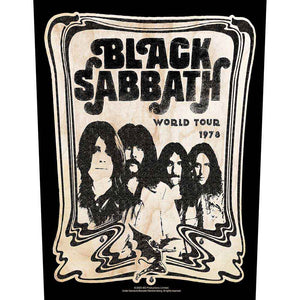 Een foto van een Black Sabbath Achter Patch