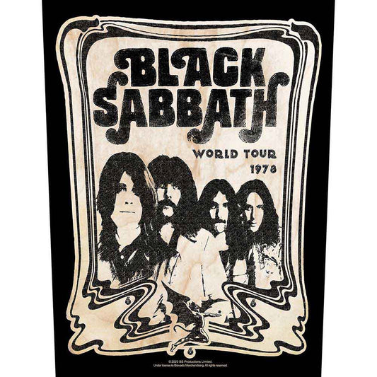 Een foto van een Black Sabbath Achter Patch