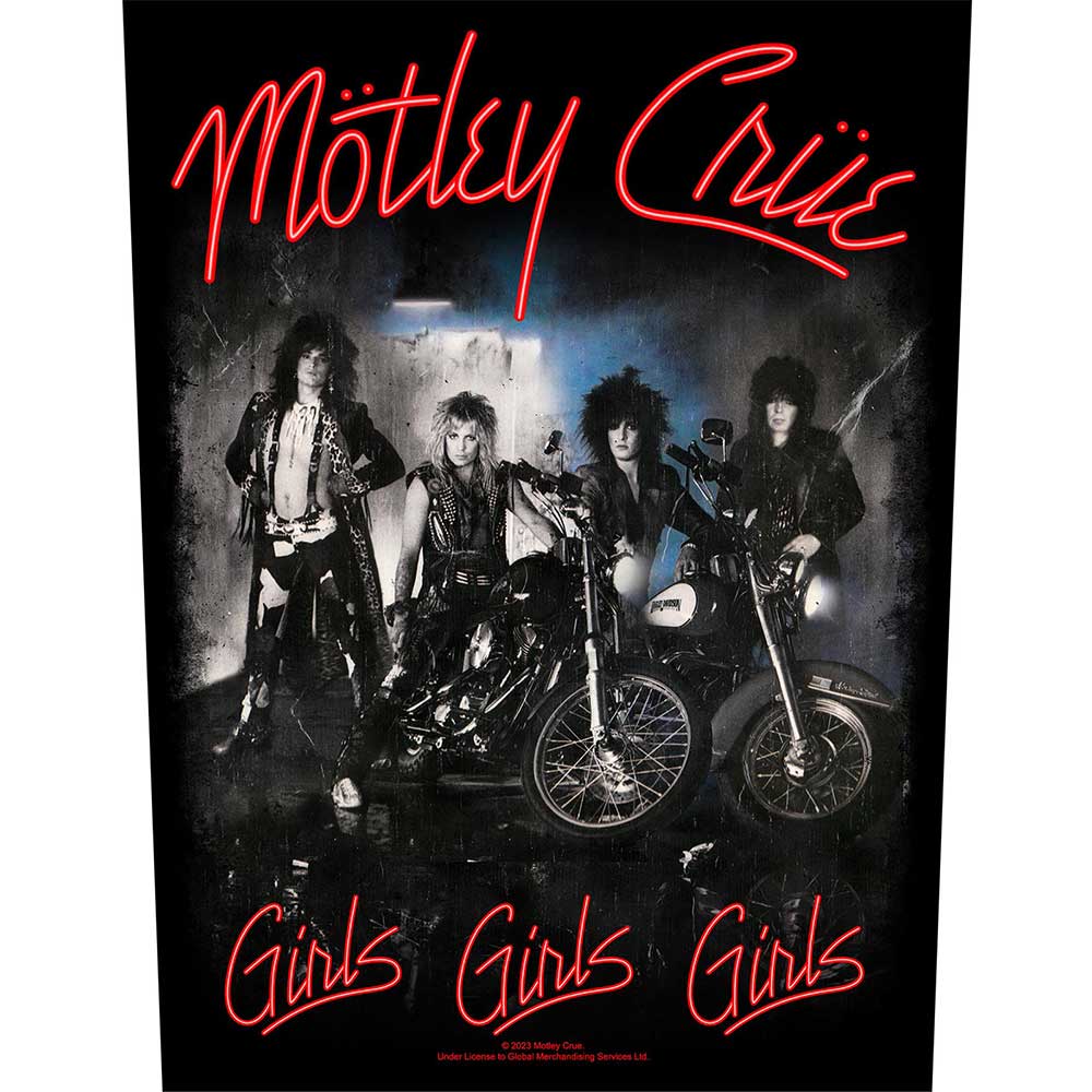 Een foto van een Motley Crue Achter Patch
