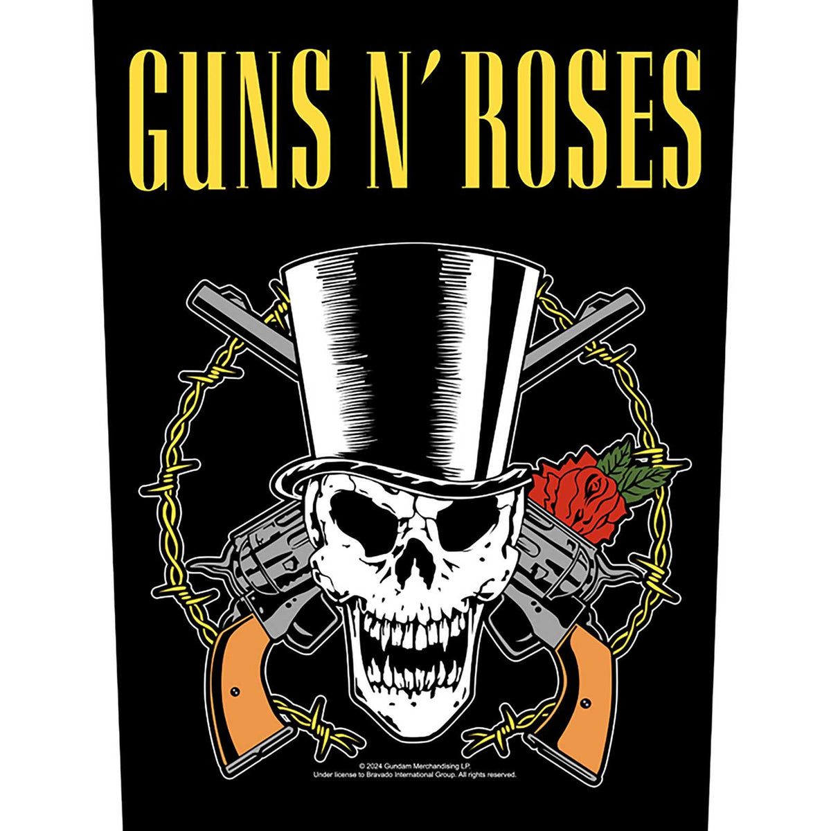 Een foto van een Guns N' Roses Achter Patch