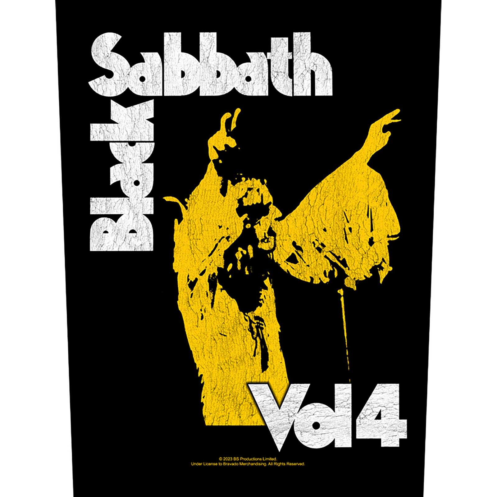 Een foto van een Black Sabbath Achter Patch