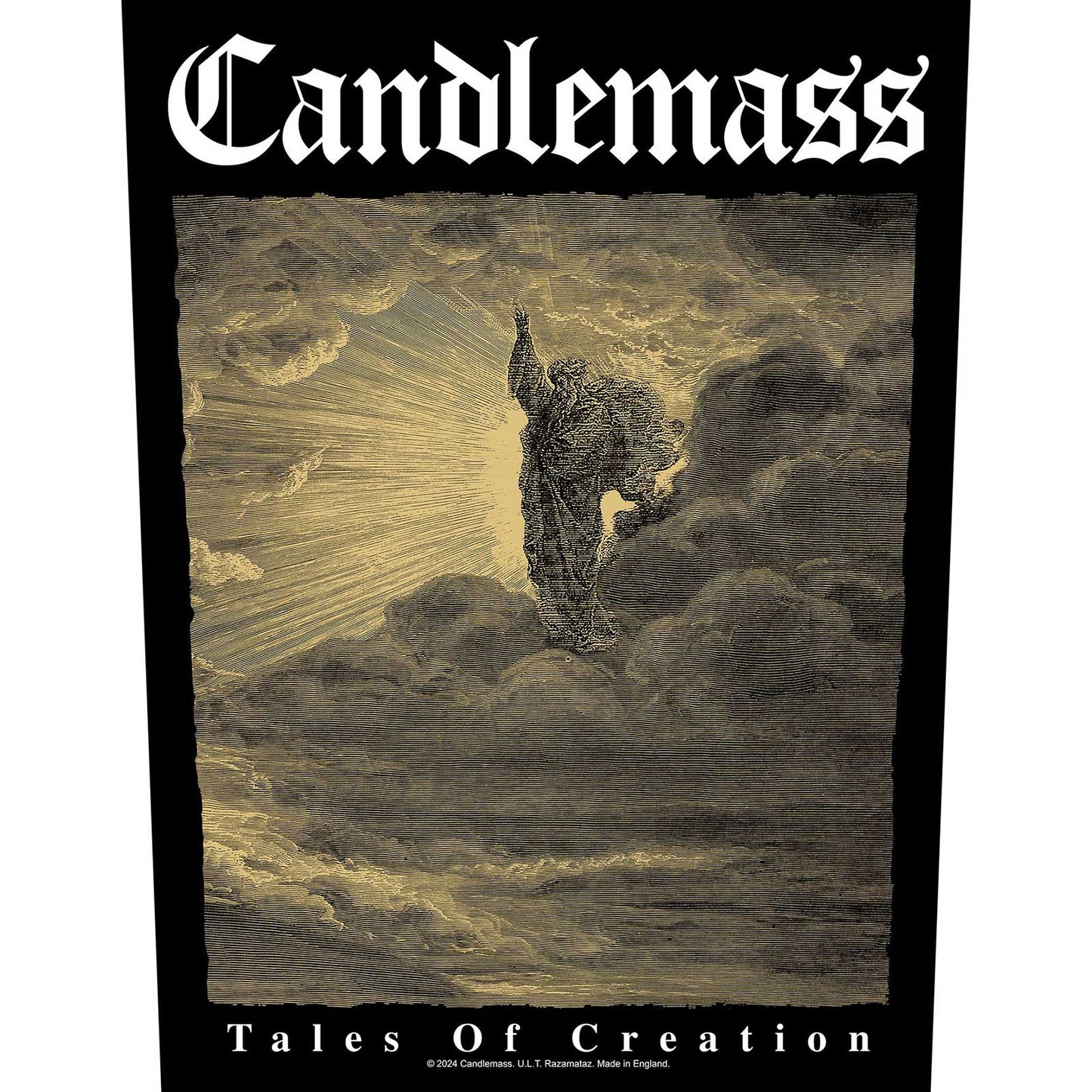 Een foto van een Candlemass Achter Patch